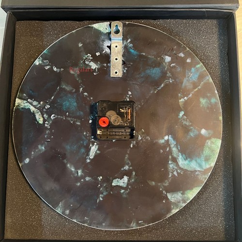Green Agate Wall Clock - Gemstone Occasional Gifts Wall Decorative - Picture 8 of 12