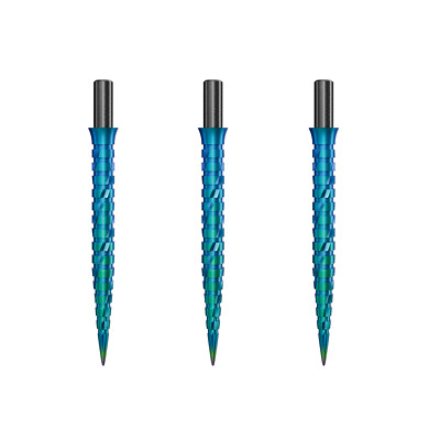 CUESOUL TOUCH POINT II Replacement Dart Steel Points-Colorful Circle shaped