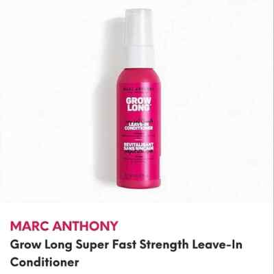 Marc Anthony Grow Long Super Fast Strength Leave In Conditioner 1.7 Oz TRAVEL SZ