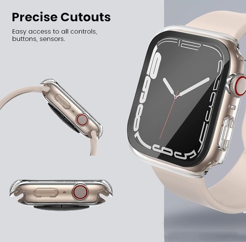 Protector De Pantalla Vidrio Templado HD 44mm Para Apple Watch Series 6/5/4/SE - Picture 6 of 9