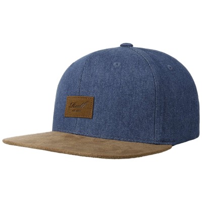 REELL Twotone Washed Suede Cap Basecap Baseballcap Snapback Flat Brim