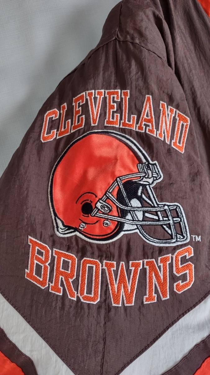 VINTAGE STARTER PRO LINE CLEVELAND BROWNS FULL ZIPP NO HOOD