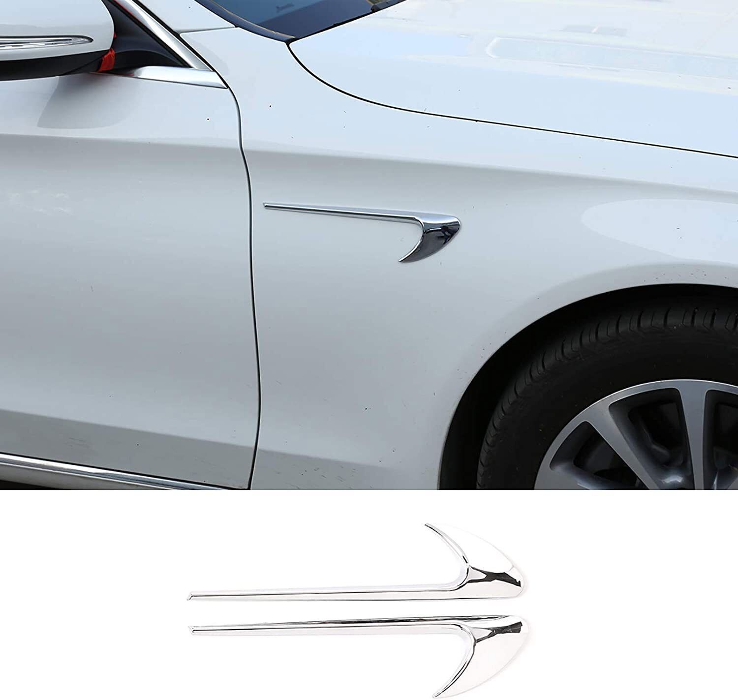 2X For Benz C E Class GLC W205 X253 W213 Fender Side Air Vent Outlet Trim Cover