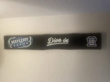 Deep Eddy Vodka Dive In Bar Rail Mat Rubber Spill Drip Mat 23 1/4 X 3 5/8
