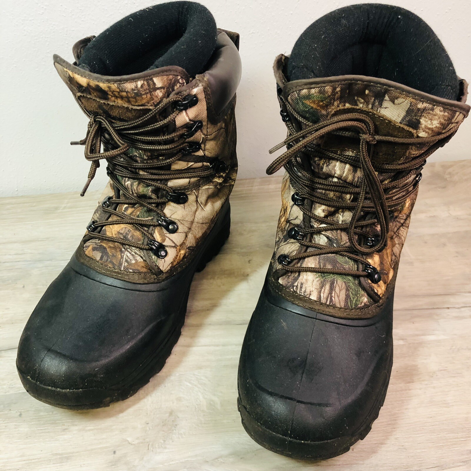 Real Tree Camo Boots Buck Hunter 