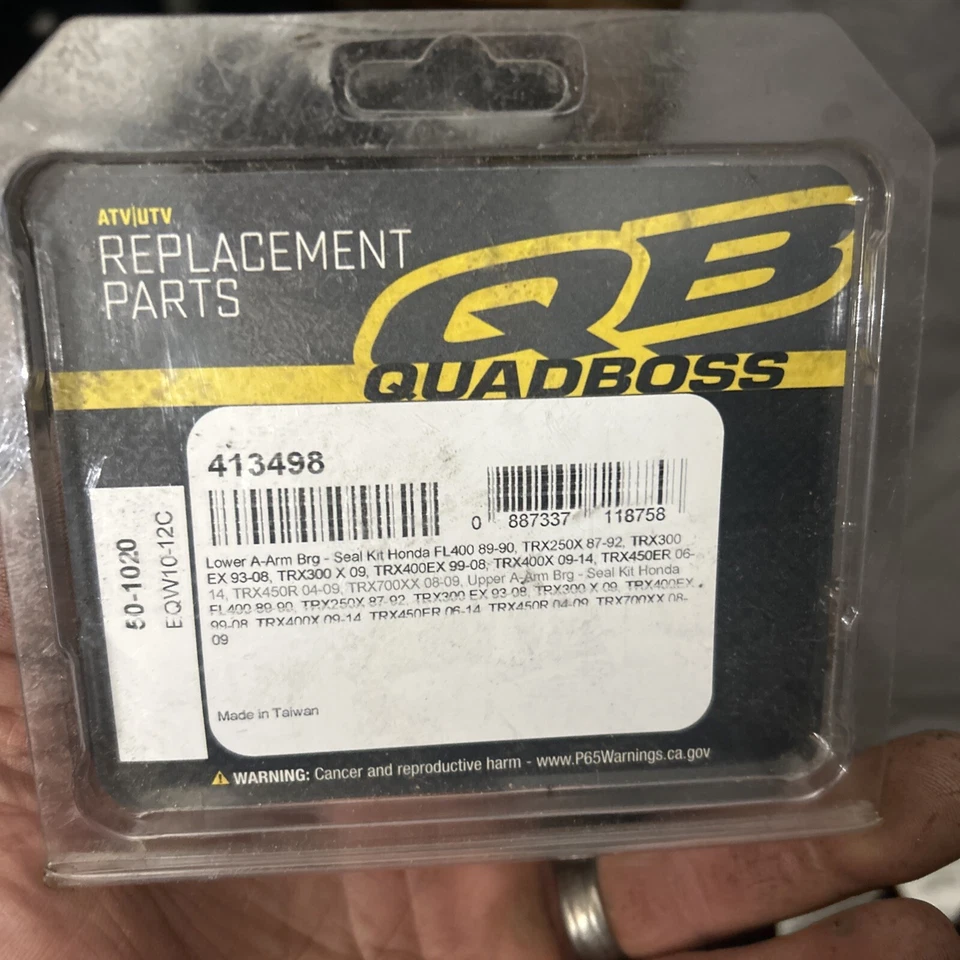 QuadBoss A-Arm Bearing and Seal Kit HONDA TRX250X TRX400X TRX450ER etc - Image 2 of 3