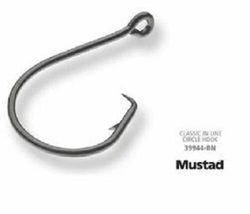 Ami Mustad 39928NP-BN Polpo In Linea Wide Gap Circle – Taglia 5/0 (6 Pezzi)