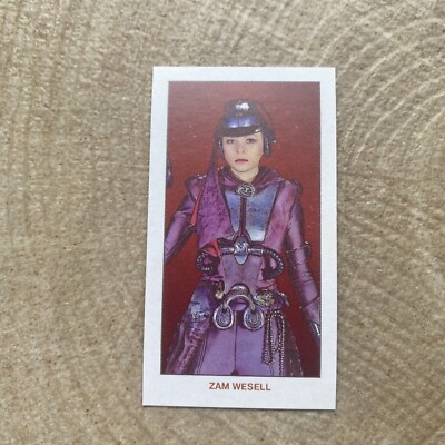 2022 Topps Star Wars T206 Wave 1 Zam Wesell - Star Wars Logo Back Parallel