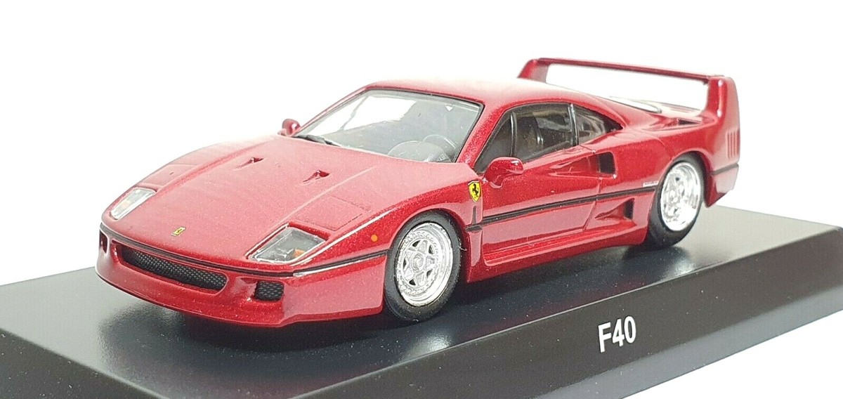 Kyosho 1/64 FERRARI F40 METALLIC RED diecast car model | eBay