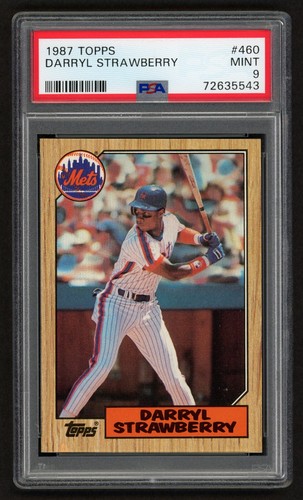 1987 Topps Darryl Strawberry #460 card