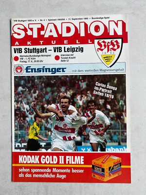 BL 93/94 VfB Stuttgart - VfB Leipzig, 11.09.1993 - Carlos Dunga