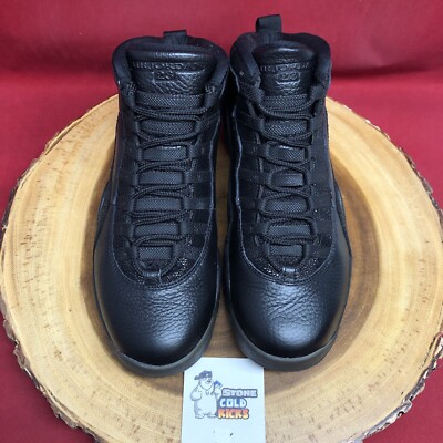 Nike Air Jordan 10 Retro Drake OVO Black 819955-030 Size 9 White