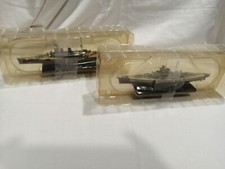 HMS Hood Collectors Model Battleship  & Bismarck Model by Atlas Editions New