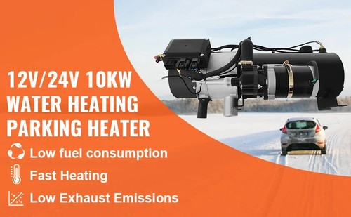 VEVOR 12V/24V 10kw Wasser Heizung Auto Vorwärmer Diesel Heizung Parkplatz Heizun - Afbeelding 9 van 18