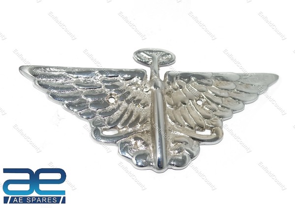 Passt FüR Vintage Austin Auto Haube Stahl Verchromtes Abzeichen Logo Emblem GEC-image