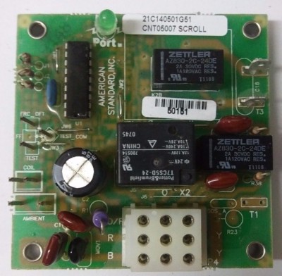 AMERICAN STANDARD CONTROL BOARD 21C140501G51 CNT05007 SCROLL (5359)C4 KS