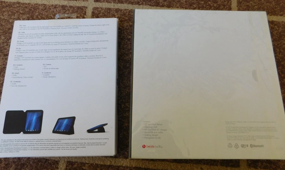 HP TouchPad FB359UA 32GB, Wi-Fi, 9.7in - Glossy Black + Case Bundle NEW SEALED - Image 2 of 4