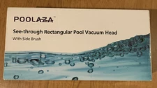Poolaza 4-piece See Through Rectangular Pool Vacuum Head With Side Brush