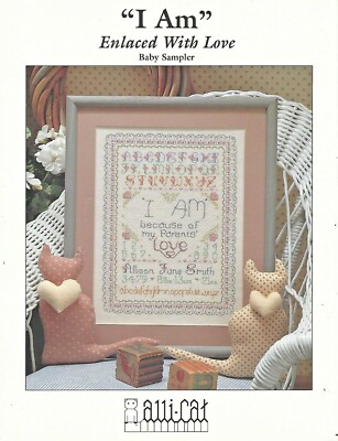 I Am Baby Sampler Cross Stitch Pattern (Alli-cat 1990)