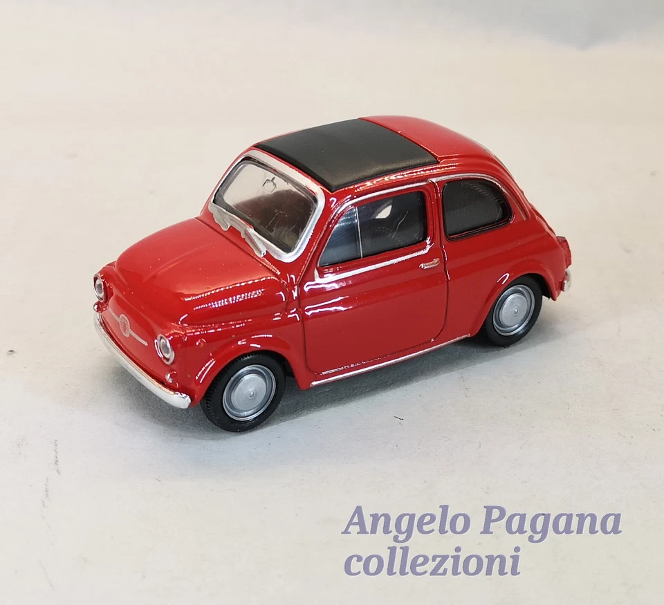 modellino auto scala 1/43 fiat 500 cinquecento macchinina modellini della welly - Immagine 4 di 4