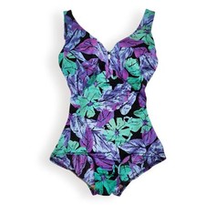 Maxine of Hollywood 80s Swimsuit One Piece Bathingsuit