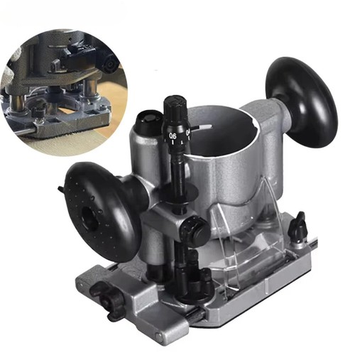 Compact Plunge Router Base Milling Trimming Machine Base Aluminum ...