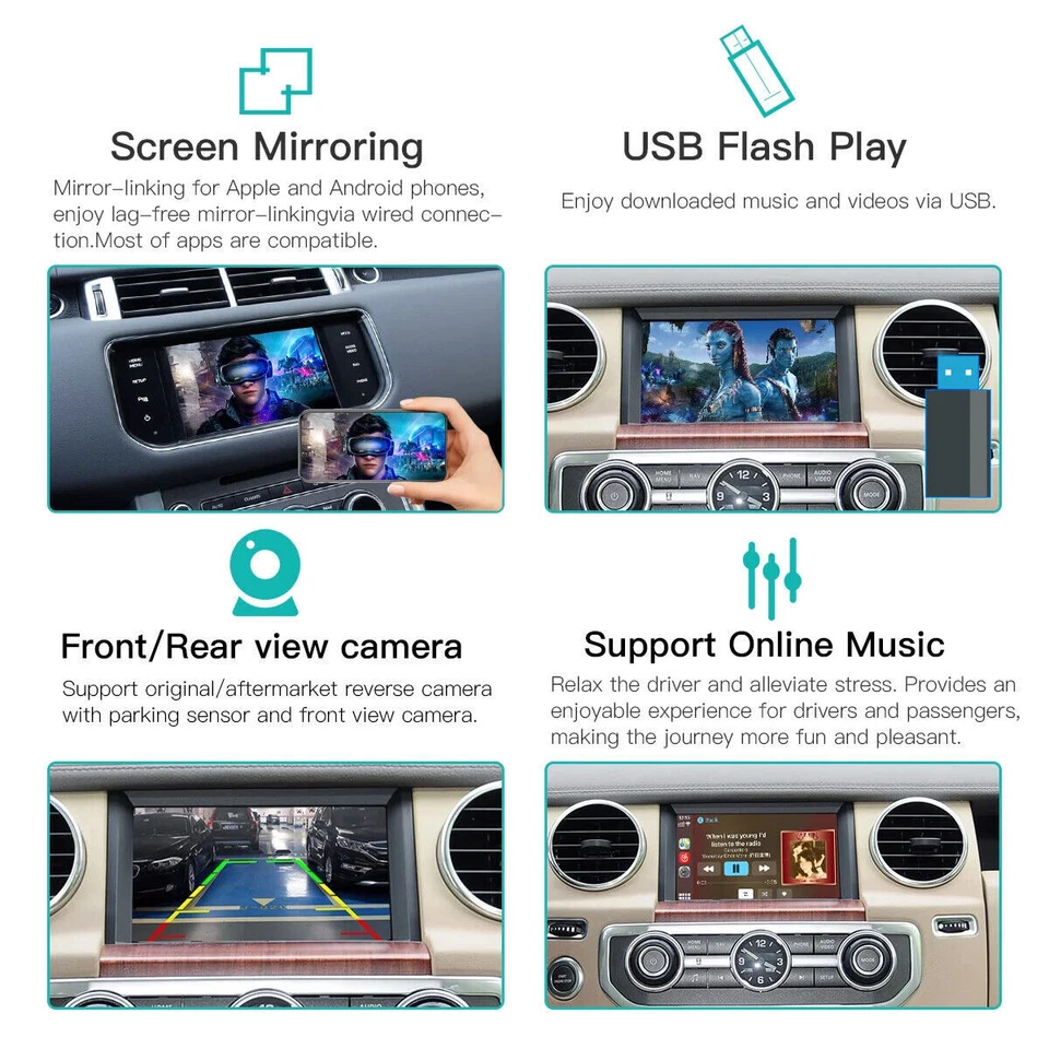 For Land Rover Range Rover Sport Original Screen Auto Wireless Carplay Interface Foto 4 de 4