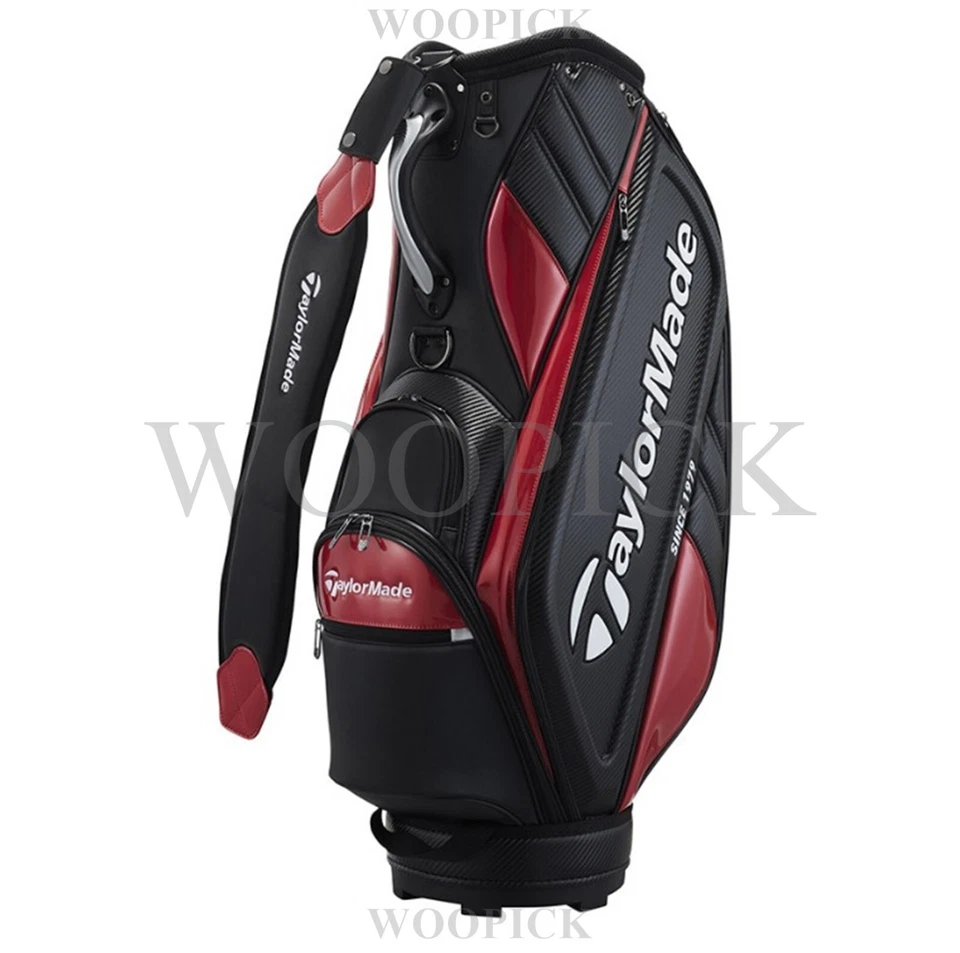 Bolso Caddie Carro TaylorMade 2024 PRIME 9.5" 5Way Max 47" Club PU PE Nuevo -Rojo Foto 2 de 4