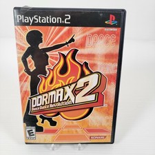 DDRMAX2 Dance Dance Revolution Sony PlayStation 2 DDR Black Label Manual CIB PS2