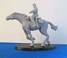 Civil War Confederate Officer Cavalry New Figure Russia 54mm-1/32 Best Horse