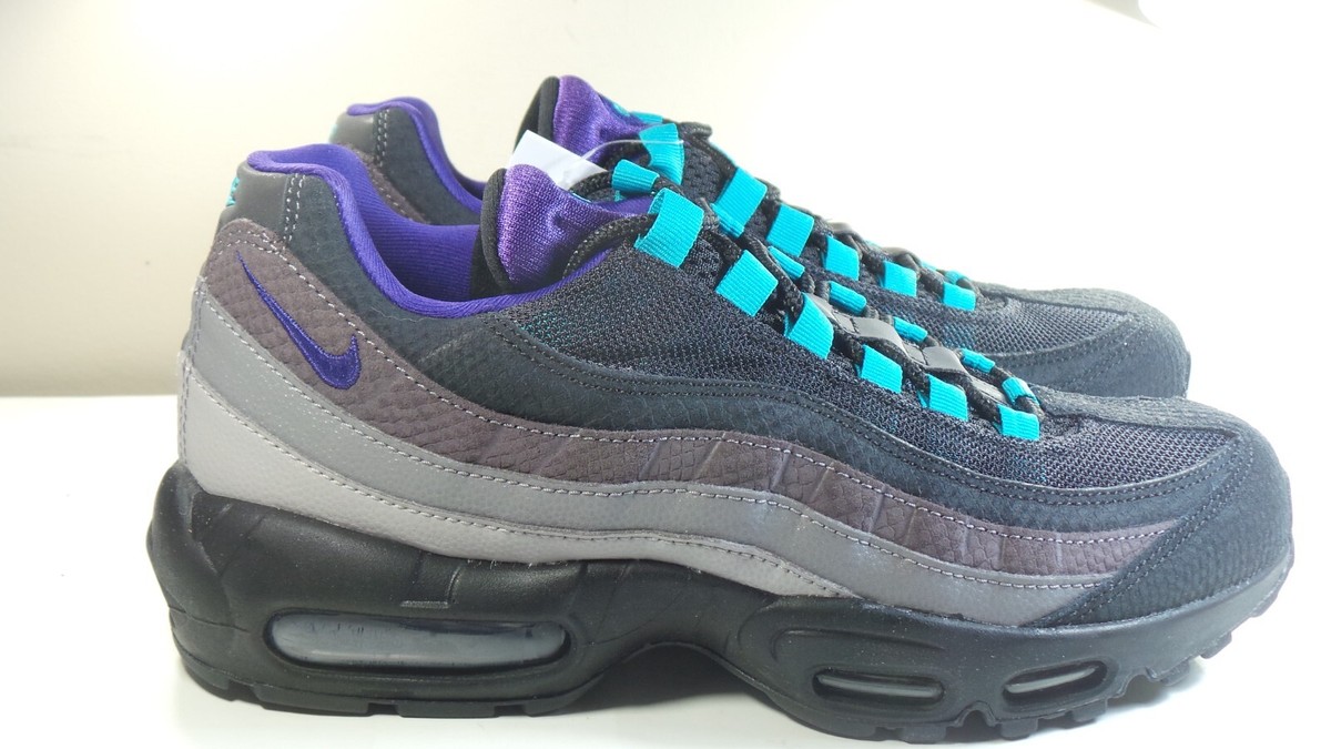 air max 95 black court purple teal nebula