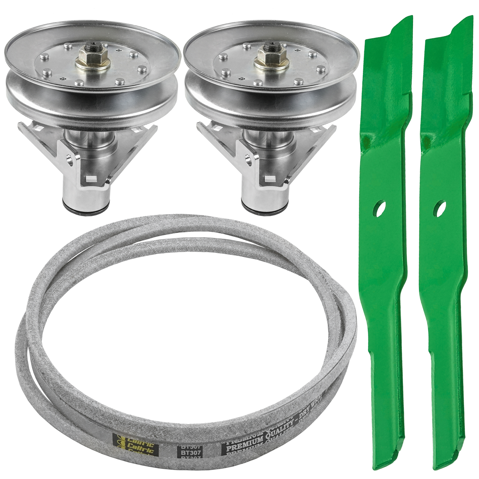 AM128048 M82408 M126536 M162443 Дековый шпиндель с лезвием и ремнем для John Deere