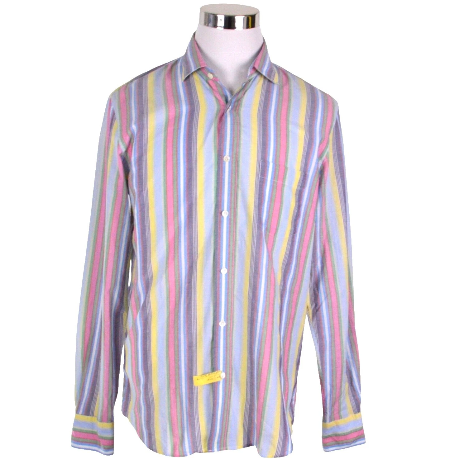 Camisas para hombre Hartford informales a rayas con botones