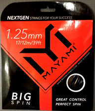 Mayami Big Spin 17g 1.25mm Set - Tennis String - 12m/40ft