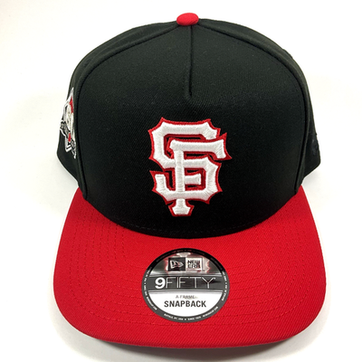 New Era San Francisco Giants Black Red Exclusive 9FIFTY A-Frame