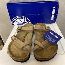 Birkenstock Mayari Tobacco Brown Regular Size EU 38 US L 7 UK 5 New Tags Box
