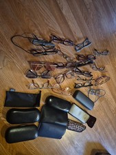 VINTAGE LOT OF 20 OPTICAL AND 6 SUNGLASSES EYEGLASSES POPULAR AND 9 CASES.