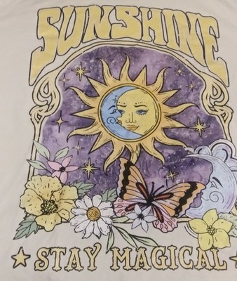 Sunshine. c.f.stay Magical Ladies Tee Shirt Size M