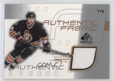 2001-02 SP Game Used Edition Authentic Fabric Radek Bonk #AF-BN 2a8