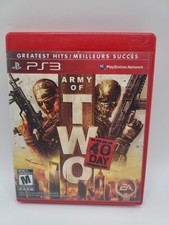 Army of Two: The 40th Day (Sony PlayStation 3, 2010) CIB Disc is Mint!!!
