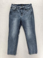 Judy Blue Slim Fit Tapered Jeans Womens 16W Blue Medium Wash High Rise Stretch