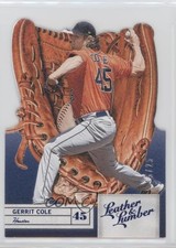 2019 Panini Leather & Lumber Gloves Die-Cut Blue 15/25 Gerrit Cole #30 0in6