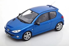 Otto Mobile 1:18 Peugeot 206 RC 2003 Blue Metallic Limited 2000 pcs OT917