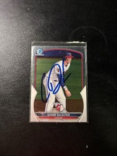 Chase Delauter AUTOGRAPHED 2023 Bowman Prospects BCP-103 Cleveland Guardians