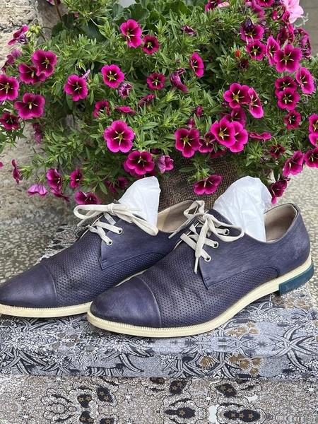 Women Fabi Loafers Navy Leather 37