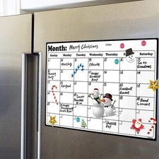 Fridge Calendar Magnetic Dry Erase Whiteboard Calendar for Refrigerator Planners