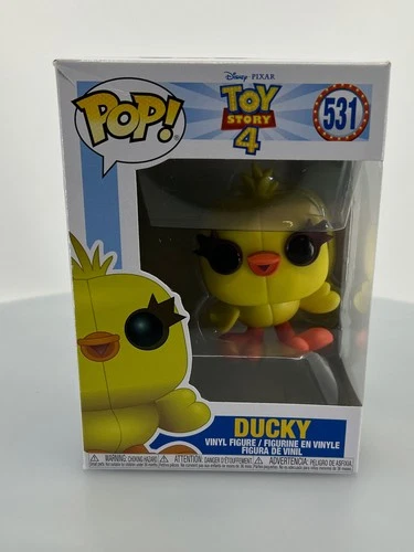 Funko POP! Disney Pixar Toy Story 4 Ducky #531 Vinyl Figure DAMAGED BOX SEE PICS