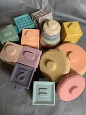 Litand Soft Stacking Building Blocks Montessori Sensory Infant Toys