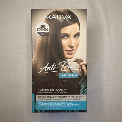 Kativa Keratin Straightening Without Ironing Antifrizz Xpert Repair Formaldehyde