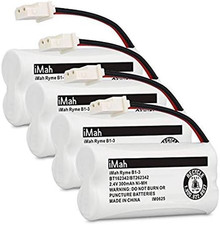 BT162342/BT262342 2.4V 300mAh Cordless Phone Batteries, Pack of 4, Ni-MH